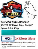 RESP2909 KOBELKO GREEN OUTER 2K Direct Gloss Enamel Spray Paint 300g 1IS 30A