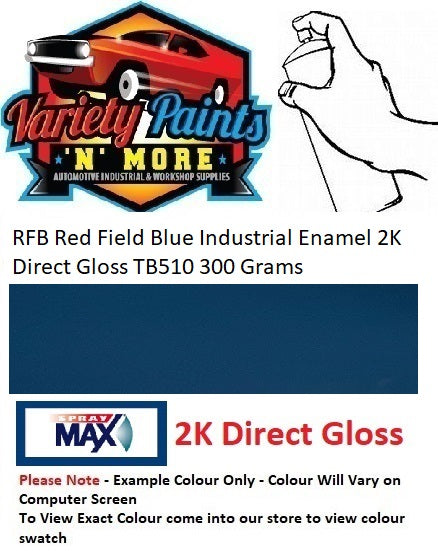 RFB Red Field Blue Industrial Enamel 2K Direct Gloss TB510 300 Grams