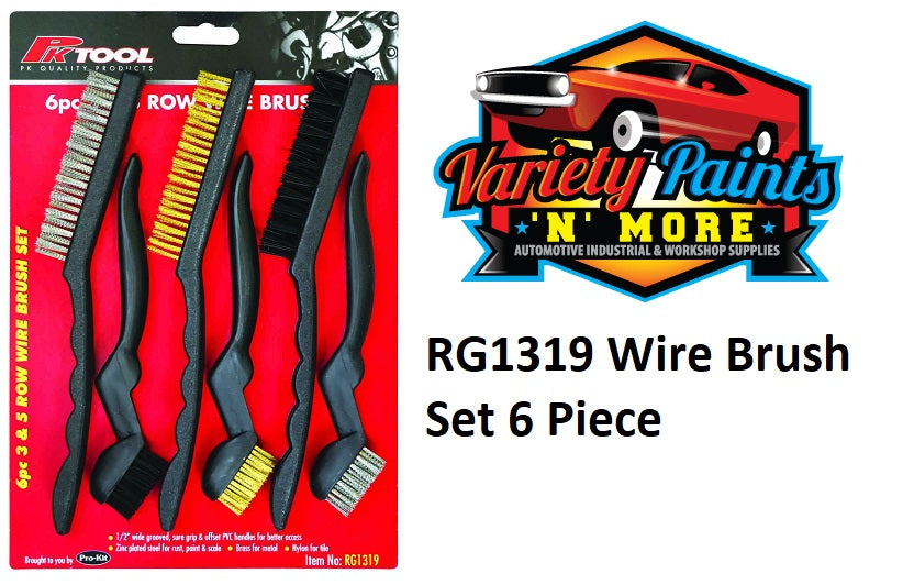 RTool 6 Piece Wire Brush Set