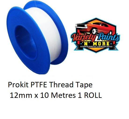 Prokit PTFE Thread Tape 12mm x 10 Metres 1 ROLL