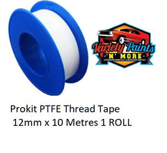 Prokit PTFE Thread Tape 12mm x 10 Metres 1 ROLL 