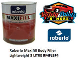 Roberlo Maxifill Body Filler Lightweight 3 LITRE RMFLBF4 