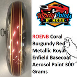 ROENB Coral Burgundy Red Metallic Royal Enfield Basecoat Aerosol Paint 300 Grams
