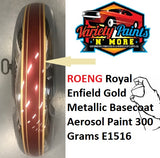 ROENG Royal Enfield Gold Metallic Basecoat Aerosol Paint 300 Grams E1516 