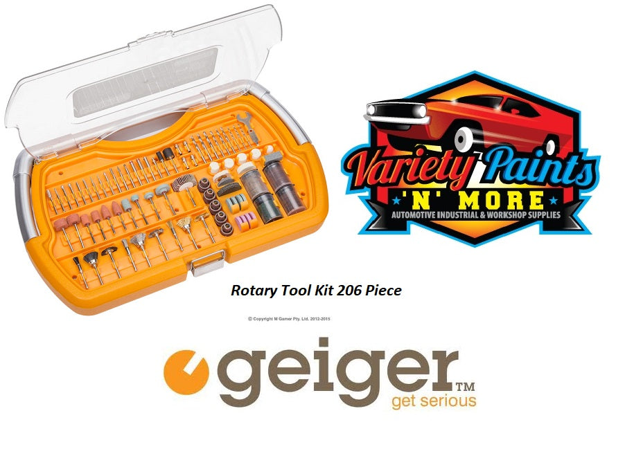 Rotary Tool Kit 206 Piece