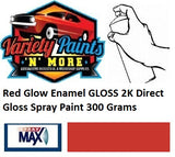 Red Glow Enamel GLOSS 2K Direct Gloss Spray Paint 300 Grams