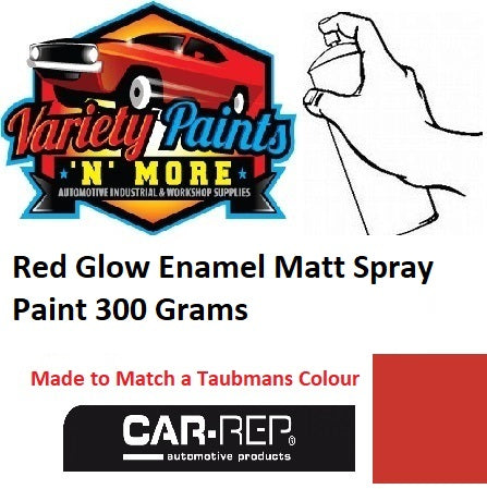 Red Glow Enamel MATT Spray Paint 300 Grams