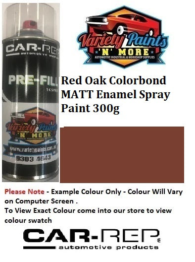 000143 Red Oak / Manor Red Colorbond® MATT Enamel Spray Paint 300g