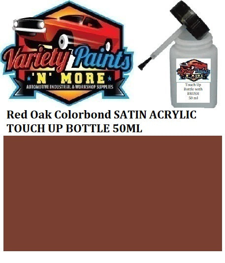000143 Red Oak / Manor Red Colorbond® Satin Acrylic Touch Up Bottle 50ml