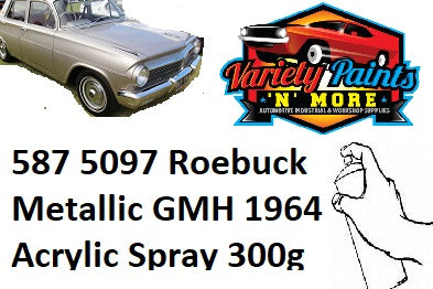 587 5097 Roebuck Metallic GMH 1964 Acrylic Touch Up Paint 300 Grams