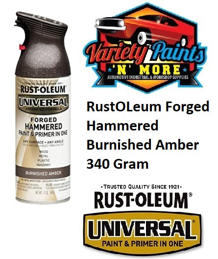 RustOLeum Universal Forged Hammered Burnished Amber 340 Gram