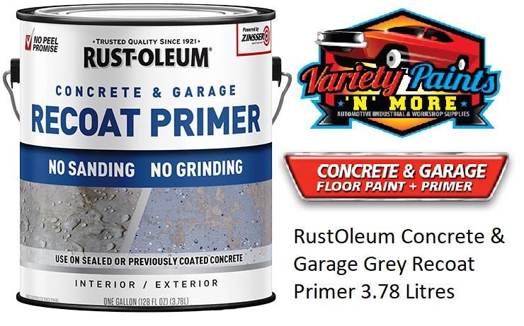 RustOleum Concrete & Garage Grey Recoat Primer 3.78 Litres