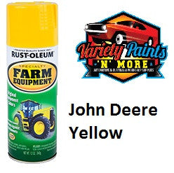 RustOleum John Deere Yellow Enamel Farm & Implement Enamel Spray Paint 340 Gram
