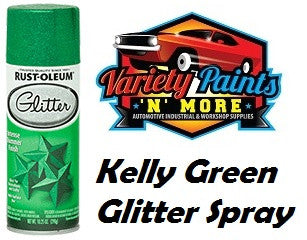 RustOleum Kelly Green Glitter Spray
