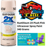 RustOleum 2X Plush Pink Ultracover Spray Paint 340 Grams NEW Colour 