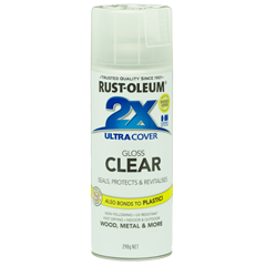 RustOleum 2X Gloss Clear Ultracover Spray Paint