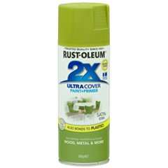 RustOleum 2X Satin Eden Ultracover Spray Paint 300 Grams **SEE NOTES