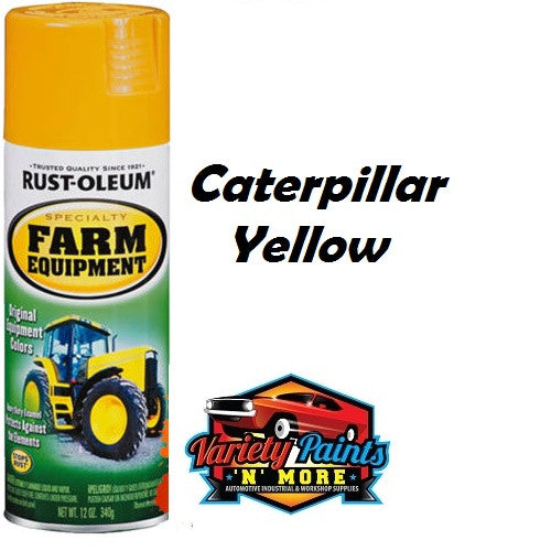 RustOleum New Caterpiller Yellow Farm & Implement Enamel Spray Paint 340 Gram