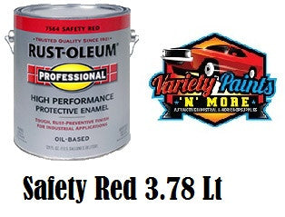Rustoleum Safety Red Professional Enamel Paint 3.78 Litre