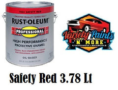 Rustoleum Safety Red Professional Enamel Paint 3.78 Litre 