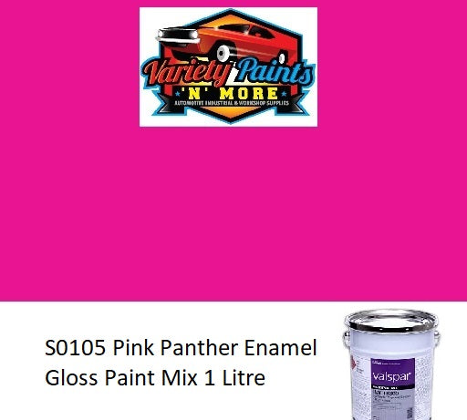 S0105 Pink Panther Valspar 1 Lt TB300 Synthetic Topcoat Paint Mix