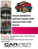 S0128 MAGENTA ACRYLIC GLOSS CMP Aerosol Paint 300 Grams