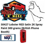 S0427 Lobster RED Satin 2K Spray Paint 300 grams (British Phone Booth)