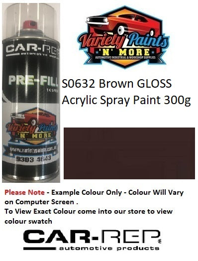 S0632 Brown GLOSS Acrylic Spray Paint 300g