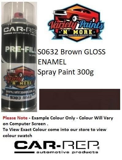 S0632 Brown GLOSS Enamel Spray Paint 300g