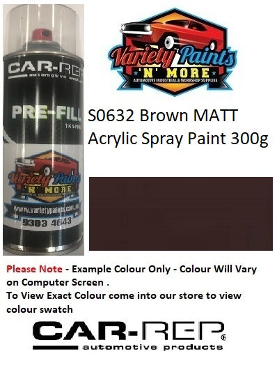 S0632 Brown MATT Acrylic Spray Paint 300g