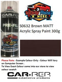 S0632 Brown MATT Acrylic Spray Paint 300g 