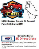 S0822 Bogger Orange 2K Aerosol Paint 300 Grams