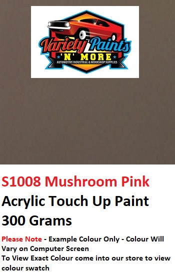 S1008 Mushroom Pink Acrylic Touch Up Paint 300 Grams