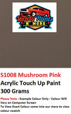 S1008 Mushroom Pink Acrylic Touch Up Paint 300 Grams 