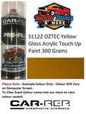 S1122 OZTEC/Gregio Yellow Gloss Enamel Touch Up Paint 300 Grams 