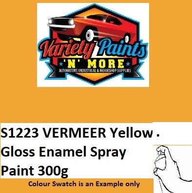 S1223 VERMEER Yellow Gloss Enamel Spray Paint 300g