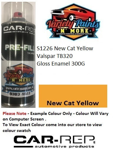 S1226 New Cat Yellow Valspar TB320 Gloss Enamel 300G