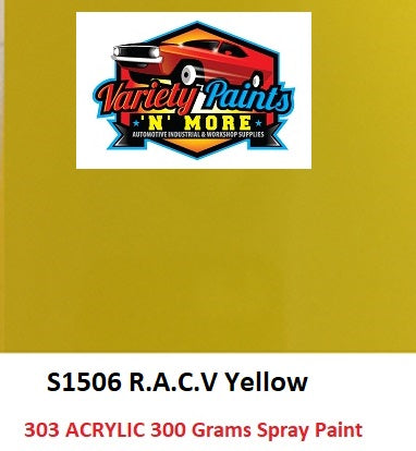 S1506 R.A.C.V Yellow Gloss CMP 2K Aerosol Paint 300 Grams