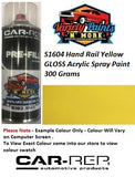 S1604 Hand Rail Yellow GLOSS Acrylic Spray Paint 300 Grams