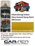 S1616 Bomag Yellow Gloss Enamel Spray Paint 300 Grams