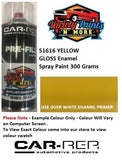 S1616 YELLOW Gloss Enamel Spray Paint 300 Grams