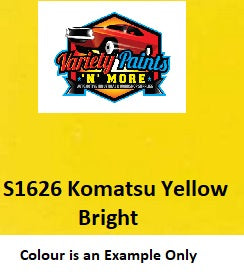 S1626 Komatsu Yellow Bright 4 Litres Quick Dry Enamel TB320 Valspar Enamel