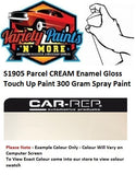 S1905PC Parcel CREAM Enamel Gloss Touch Up Paint 300 Gram Spray Paint 