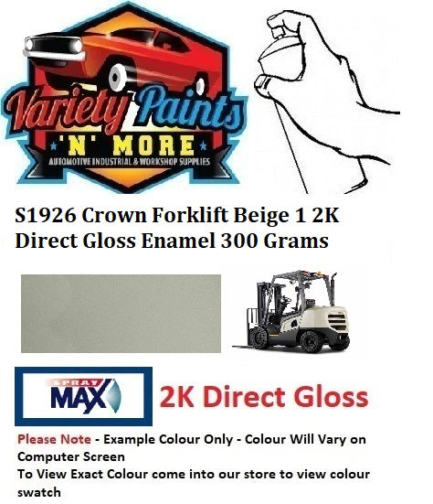 S1926 Crown Forklift Beige 1 2K Direct Gloss 300 Grams