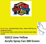 S2012 Lime Yellow Acrylic Touch Up Paint 300 Grams 