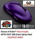 House of Kolor® Pavo Purple WITH FX37 Effect  SHIMRIN2® SPRAY PACK 300 Gram 