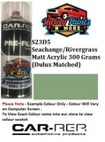 S23D5 Seachange/Rivergrass MATT Acrylic Aerosol Spray Paint 300 Grams (Dulux Matched)
