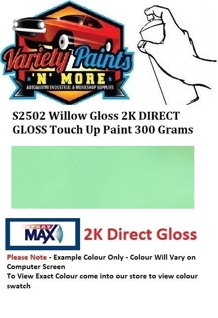 S2502 Willow Gloss 2K DIRECT GLOSS Touch Up Paint 300 Grams