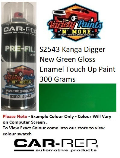 S2543 Kanga Digger New Green Gloss Enamel Touch Up Paint 300 Grams