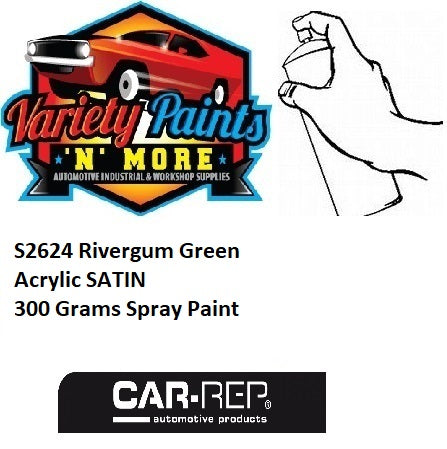 S2624 Rivergum Green Acrylic SATIN Spray Paint 300 Grams
